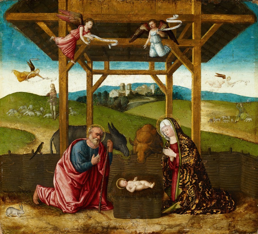 The Nativity by Francesco Di Simone Da Santacroce — digital art print download