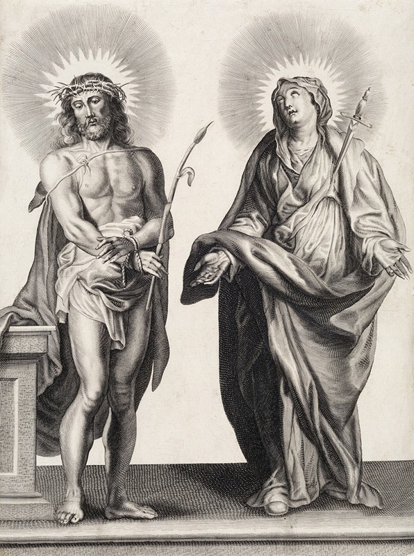 Jesus og Maria by Gerhard Altzenbach, 1608 – 1671 — digital art print download