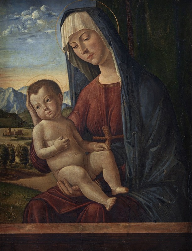 Madonna and Child by Giovanni Battista Cima da Conegliano, 1506 – 1512 — digital art print download