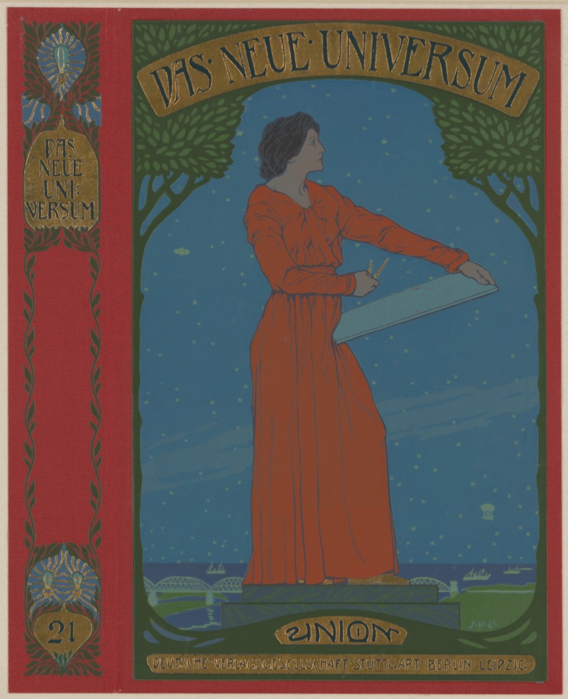 Das neue Universum by Иоганн Винценц Цисзарз, 1900 — digital art print download