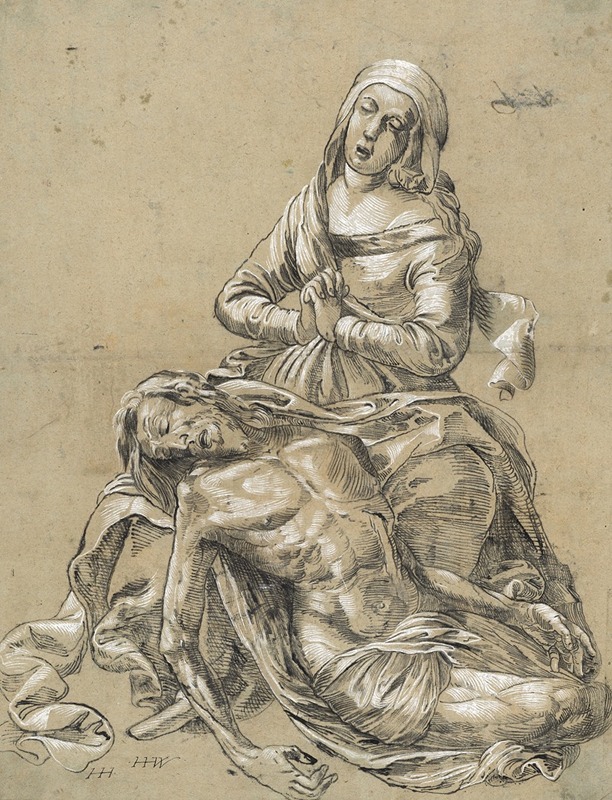 Beweinung Christi by Hans Heinrich Wägmann, 1585 — digital art print download