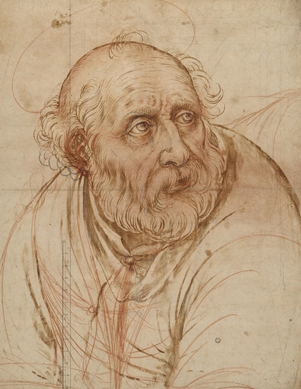 Der Apostel Petrus by Hendrick Goltzius, 1585 — digital art print download