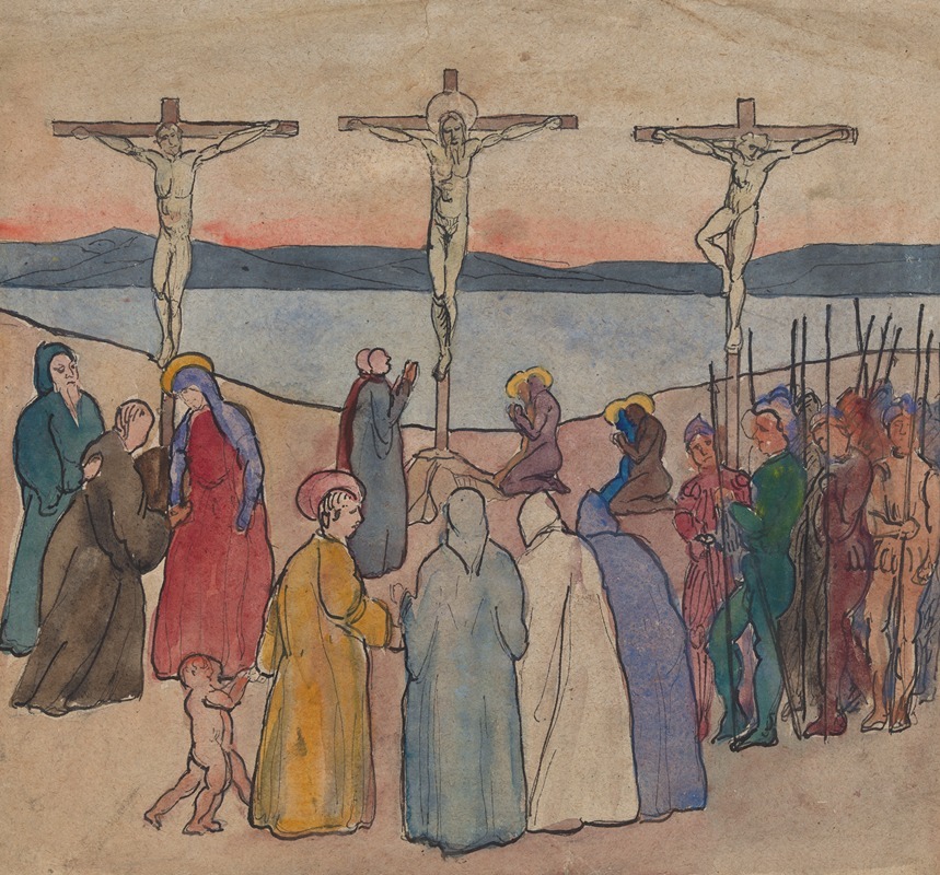 Korsfæstelsen II by Йенс Адольф Ерихау, 1909 – 1910 — digital art print download