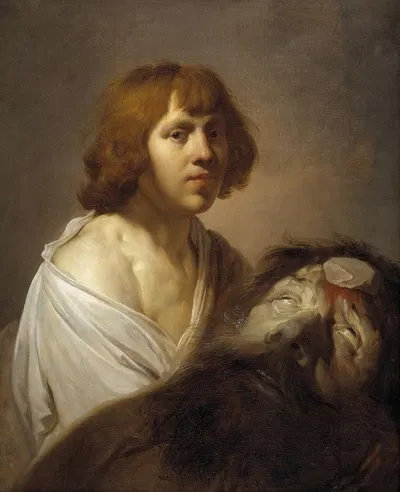 David with the Head of Goliath by Якоб Адриансз Баккер, 1623 – 1651 — digital art print download