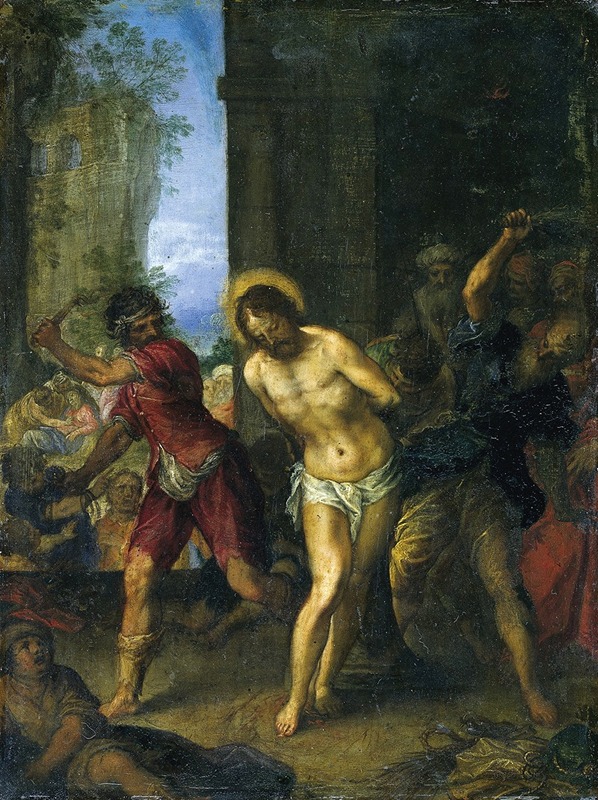 The Flagellation by Hans Rottenhammer, 1596 — digital art print download