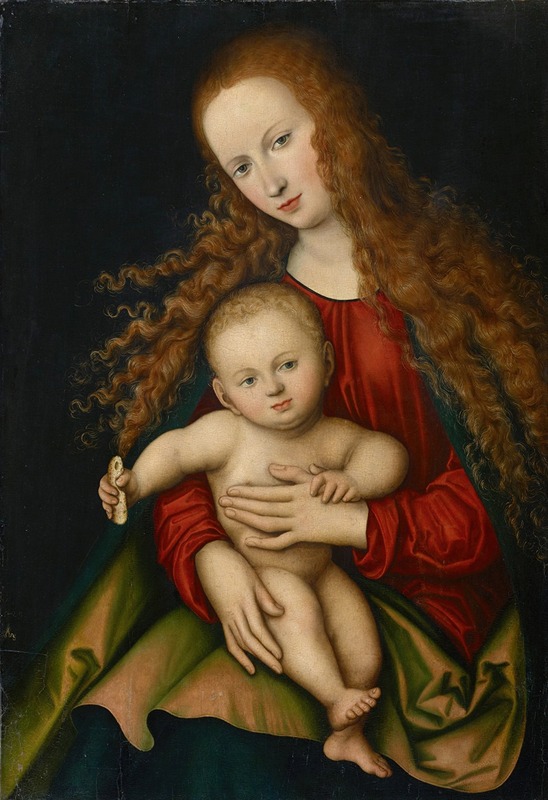 Virgin and Child by Лука Кранах Старший, 1529 — digital art print download