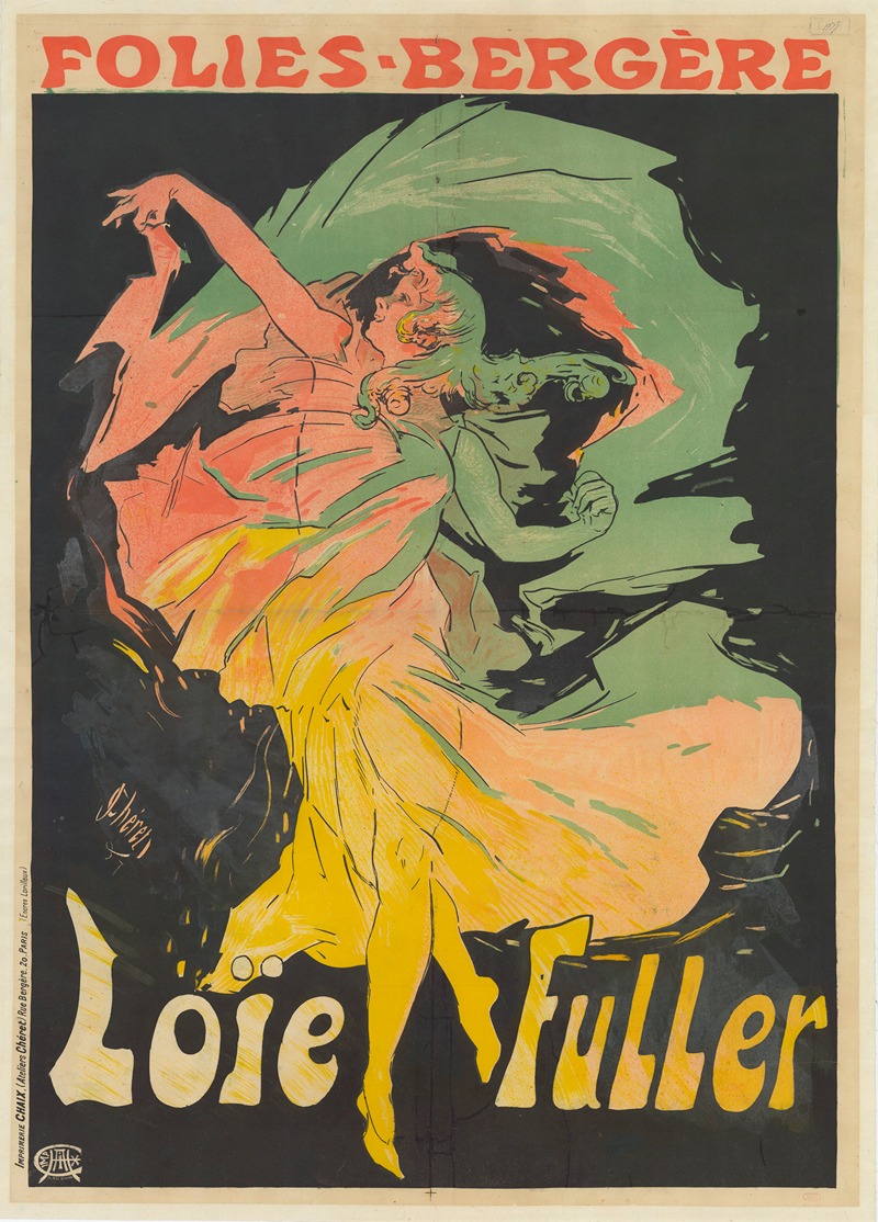 Folies Bergère. Loïe Fuller — Jules Chéret
