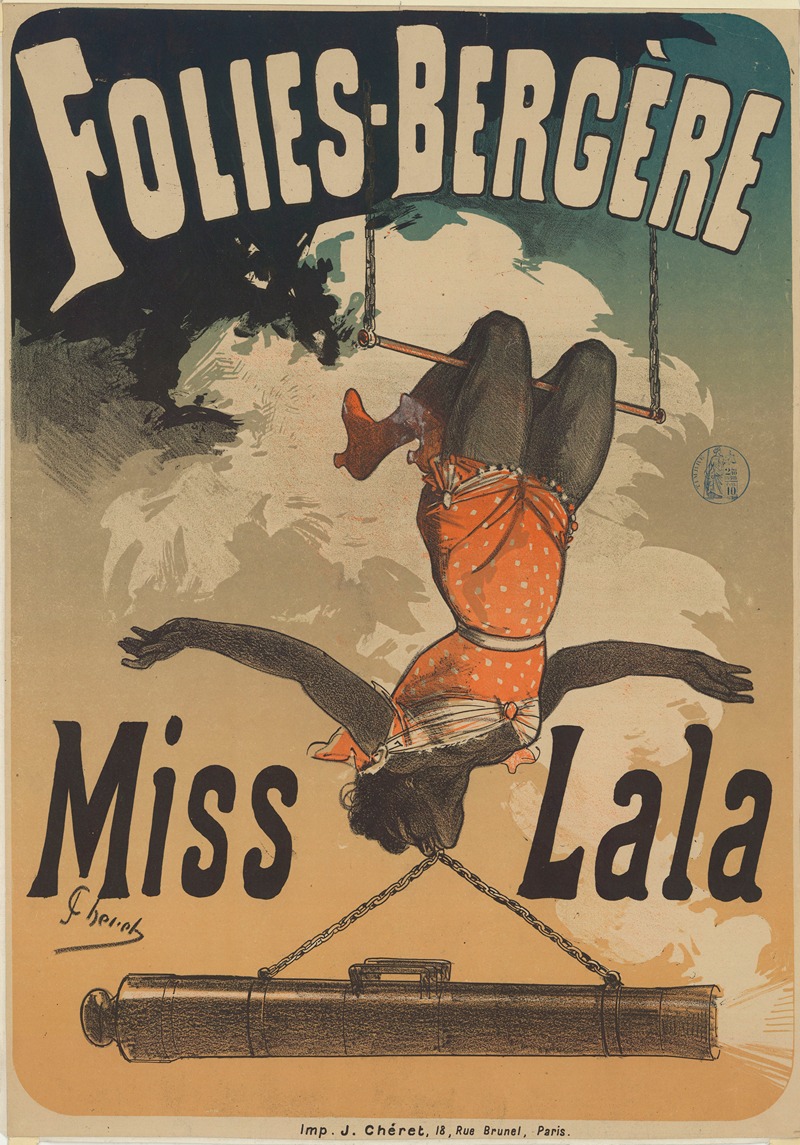 Folies Bergère. Miss Lala — Jules Chéret