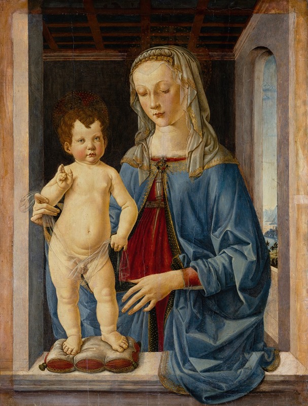 Virgin and Child by Piermatteo d'Amelia — digital art print download
