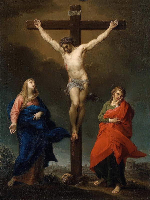 The Crucifixion by Помпео Батони, 1762 — digital art print download