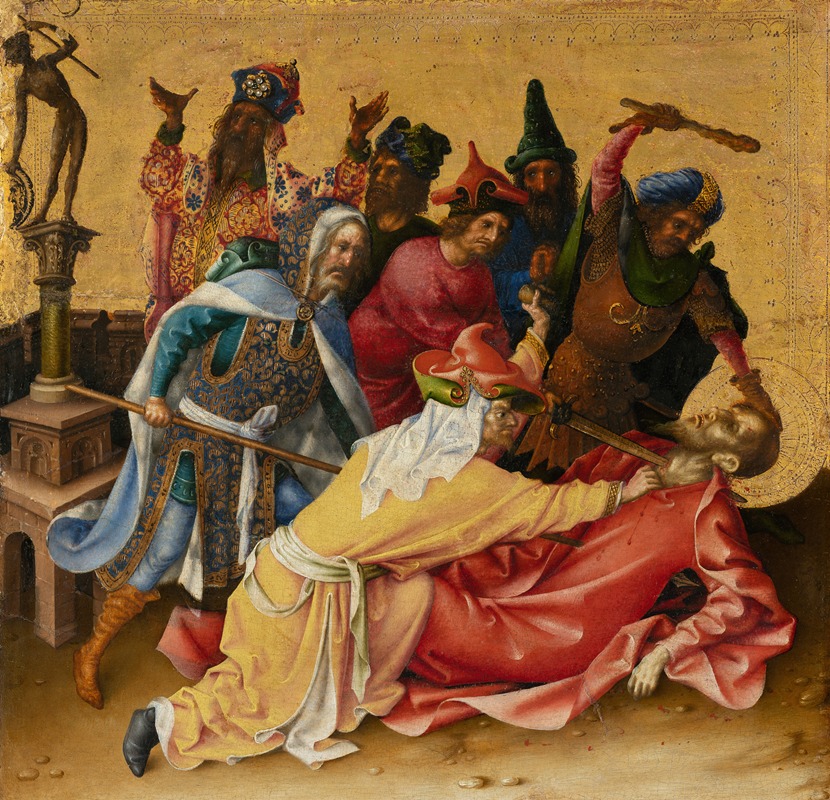 Martyrdom of St Thomas by Stefan Lochner — digital art print download