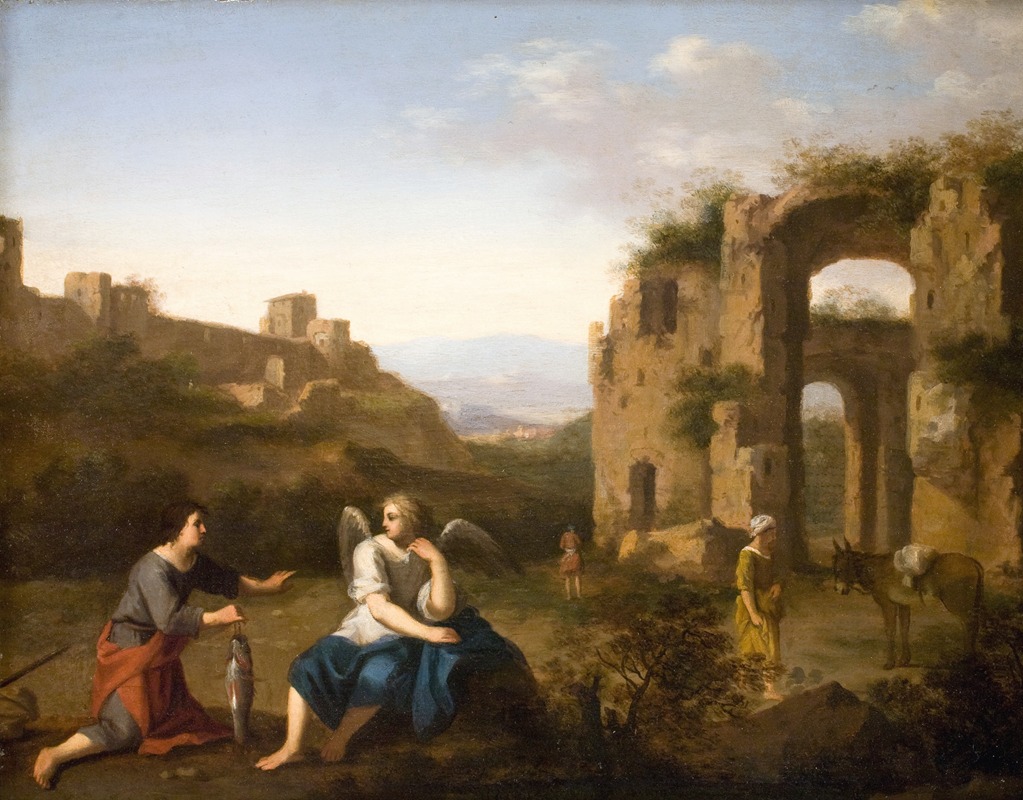 Tobiah and the Angel by Toussaint Gelton, 1645 – 1680 — digital art print download