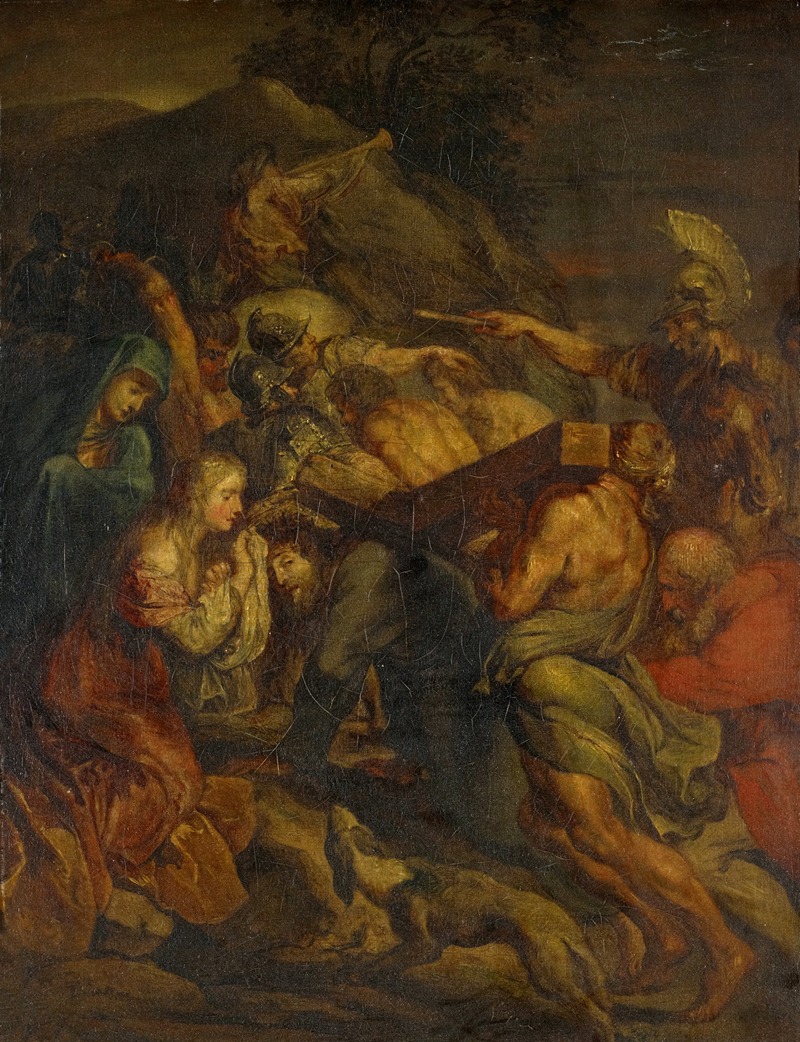 Christ Carrying the Cross by Аноним — digital art print download