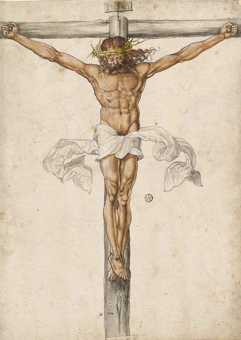 Christ on the cross by Аноним — digital art print download