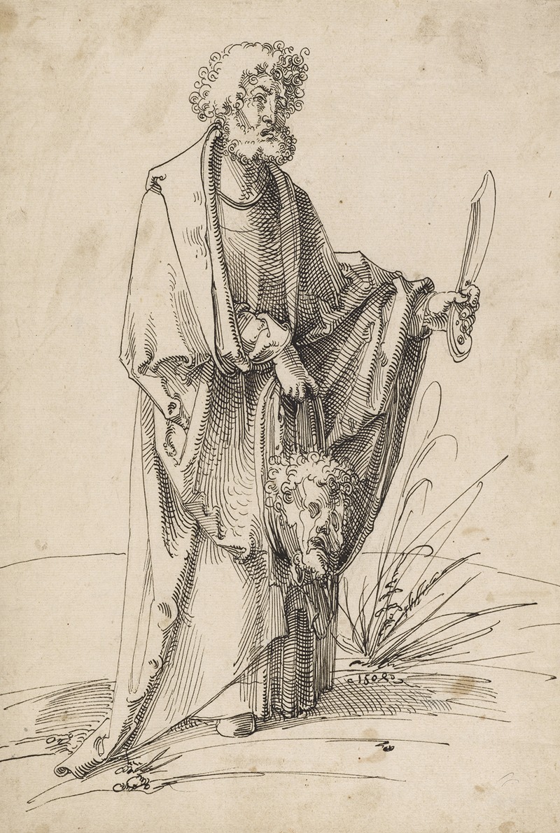 Der Apostel Bartholomäus by Аноним, 1504 — digital art print download