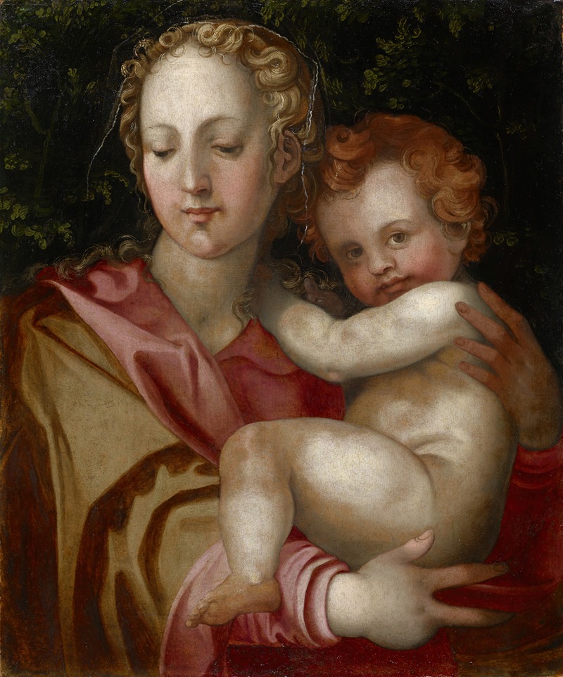 Virgin with Child by Аноним — digital art print download