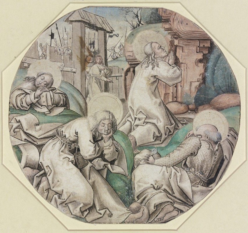Agony in the Garden — Upper Rhine, 15th Century