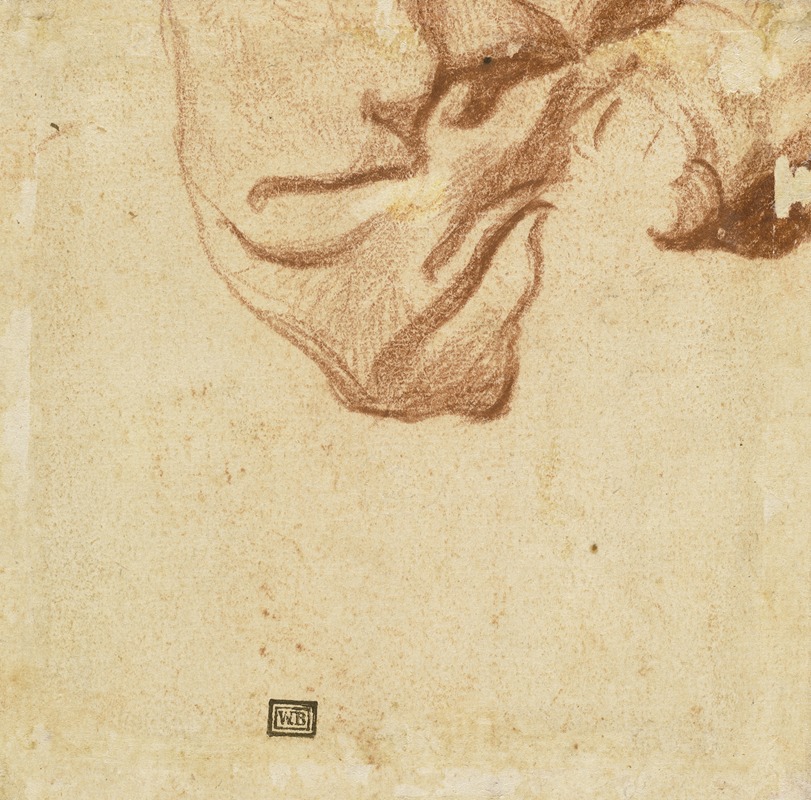 Drapery Study (verso) by Dutch 17th Century, c. 1631 — digital art print download