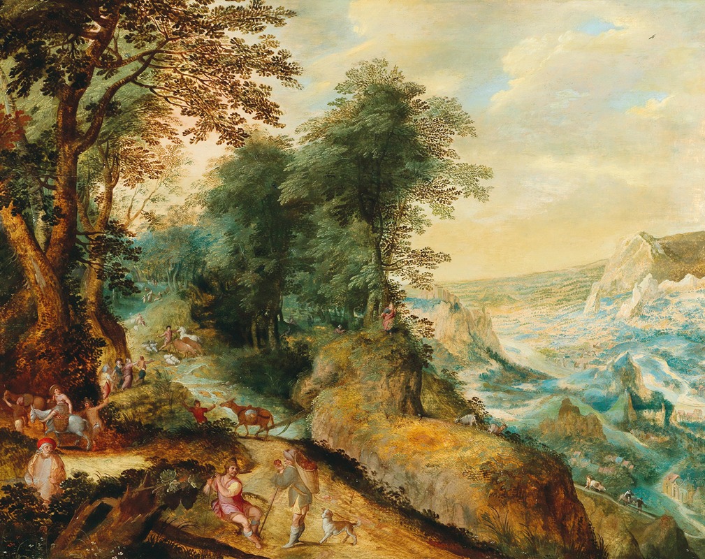 Moses at Mount Nebo by Cornelis Molenaer — digital art print download