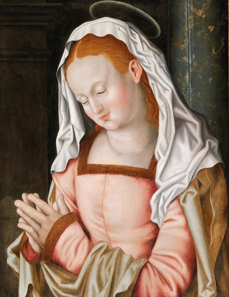 The Virgin at prayer by Daniel Fröschl — digital art print download