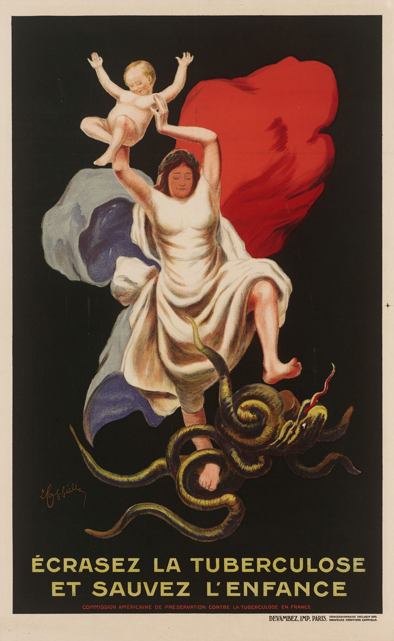 Ecrasez la tuberculose et sauvez l'enfance — Leonetto Cappiello