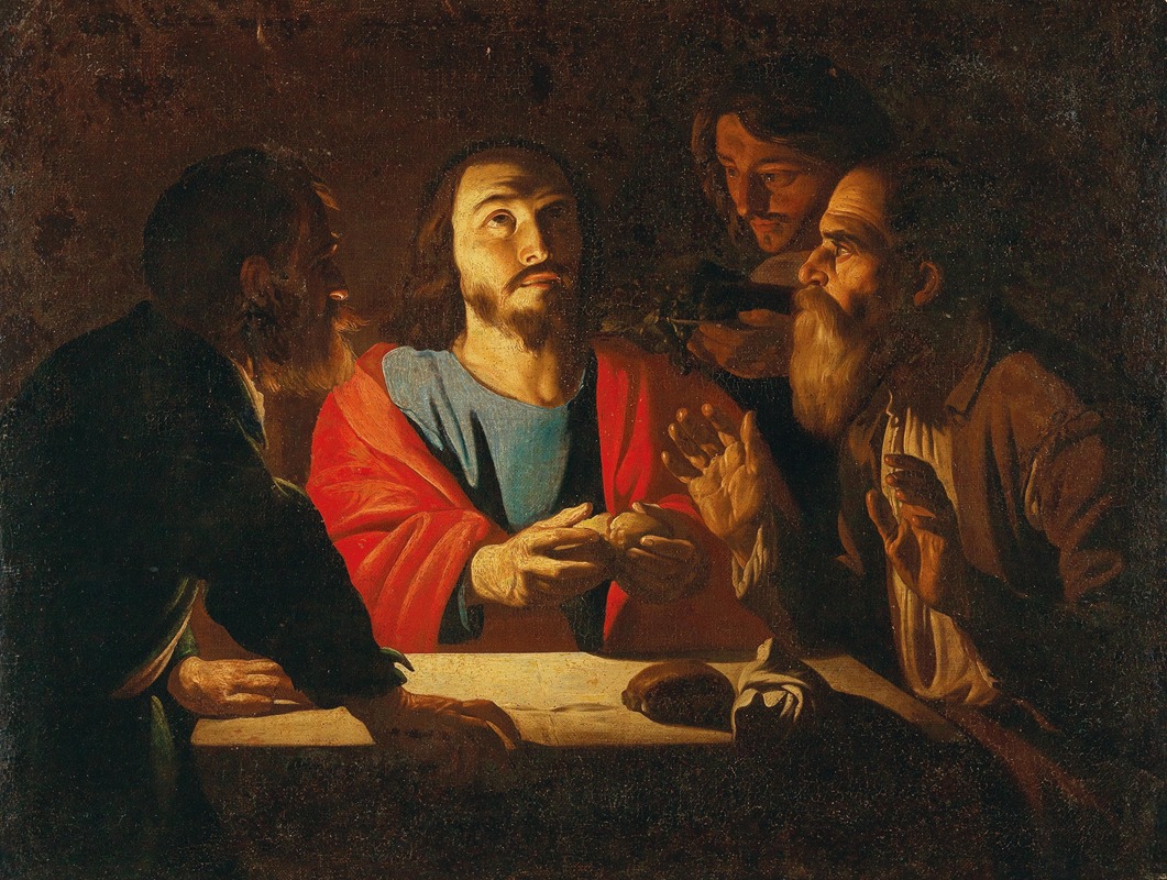 The Supper at Emmaus by Голландский мастер — digital art print download