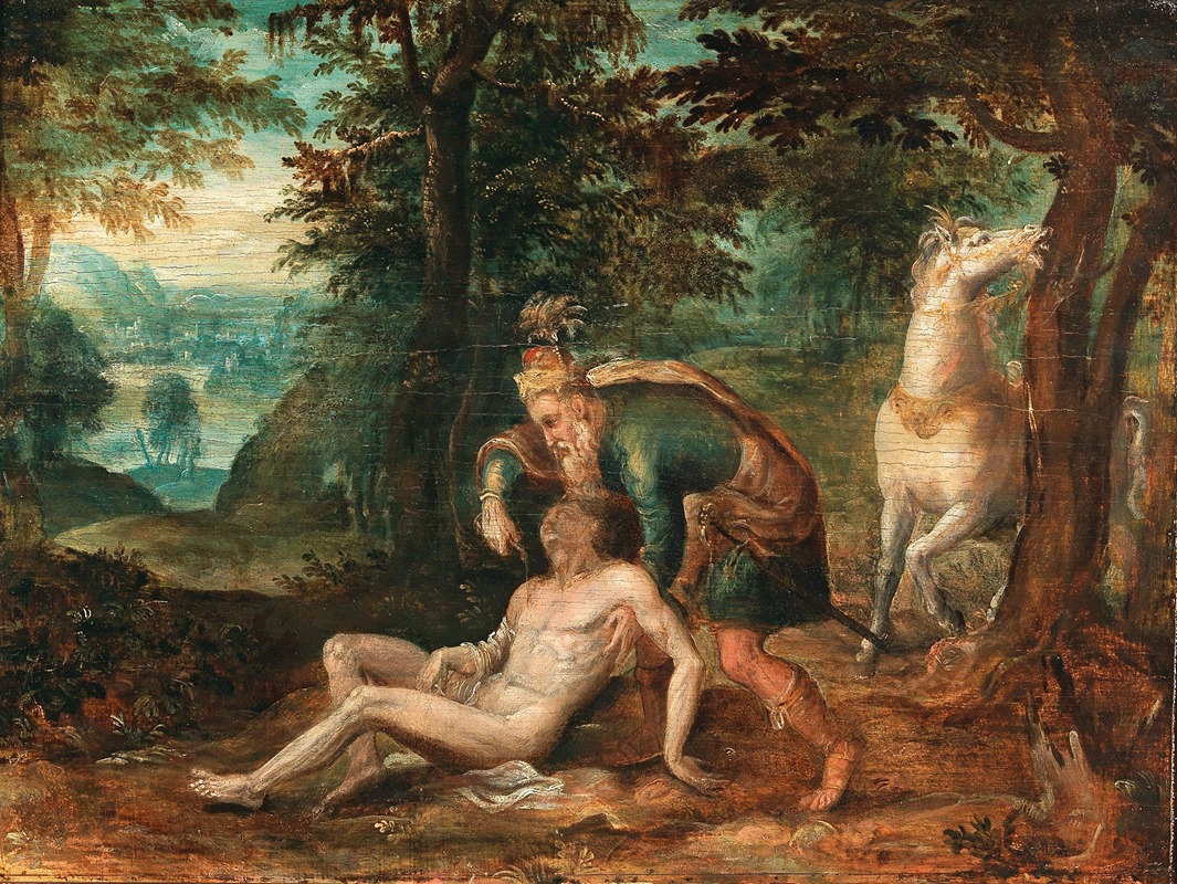 The Good Samaritan by Голландская школа — digital art print download
