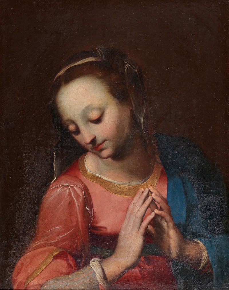 Madonna in prayer by Эмилианская школа — digital art print download