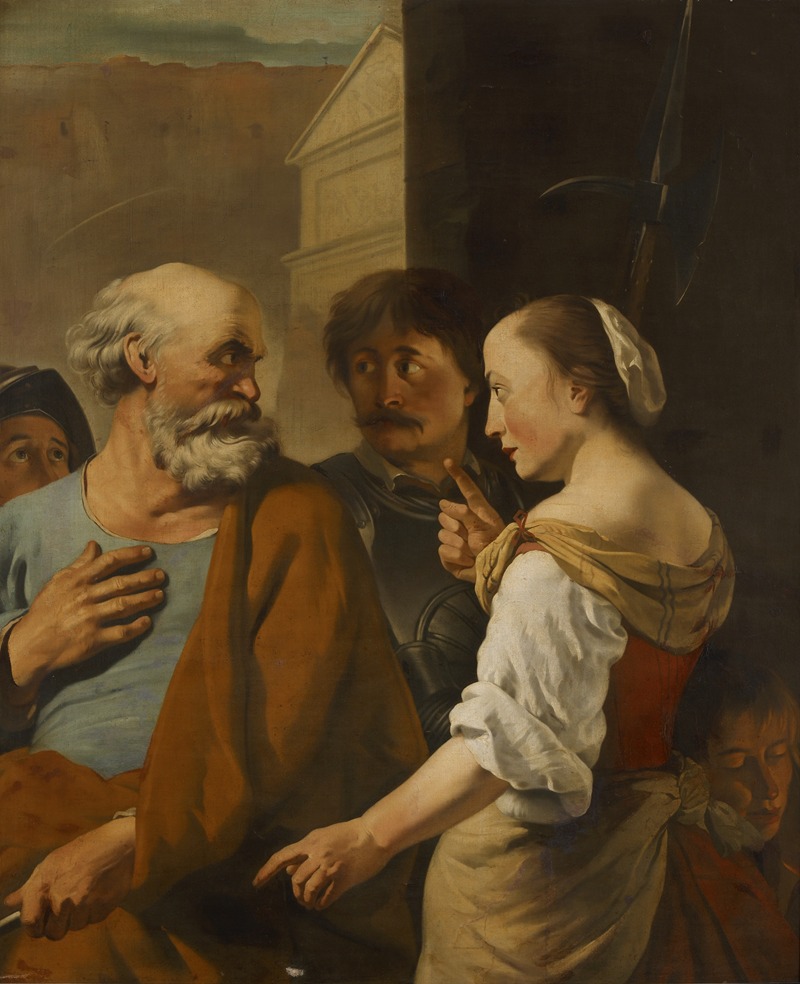 The Denial by Peter by Эрик ван ден Веерелт, 1625 – 1649 — digital art print download