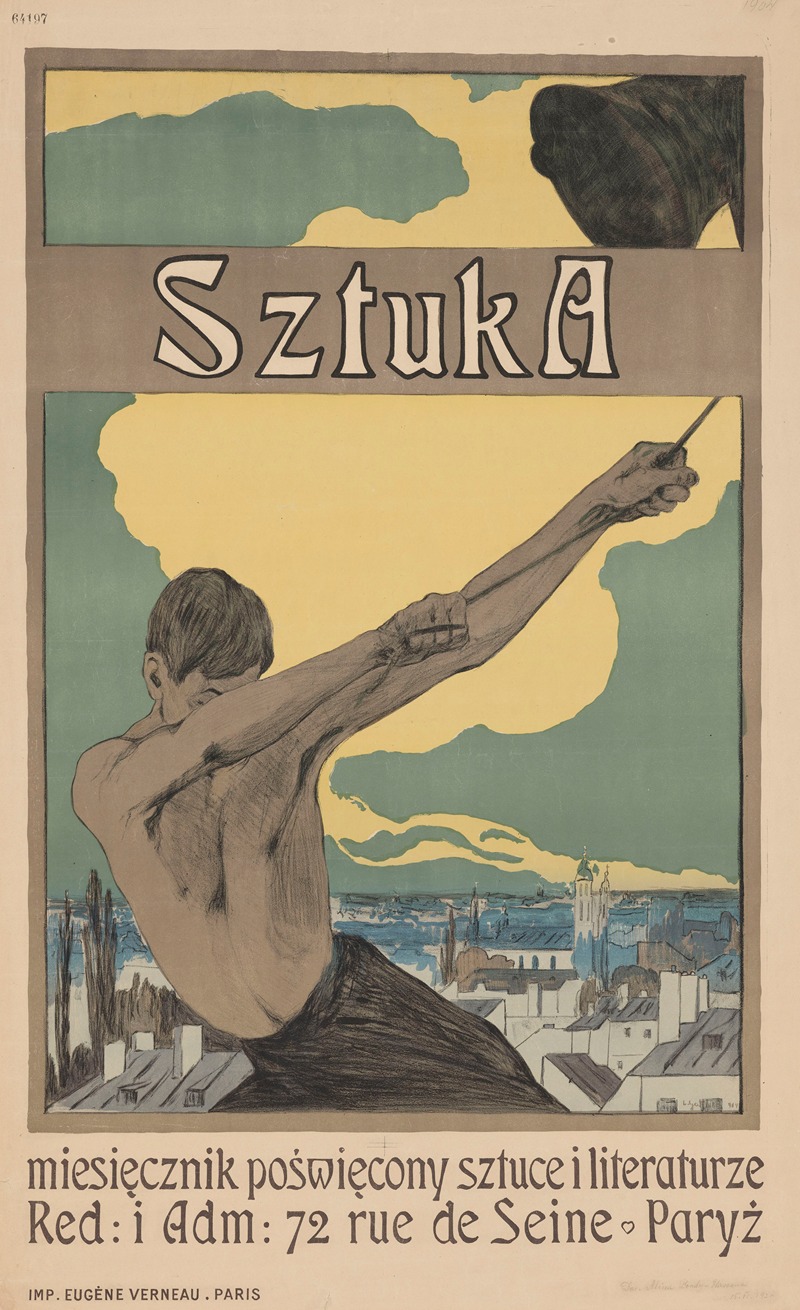 Sztuka by Леопольд Готлиб, 1904 — digital art print download