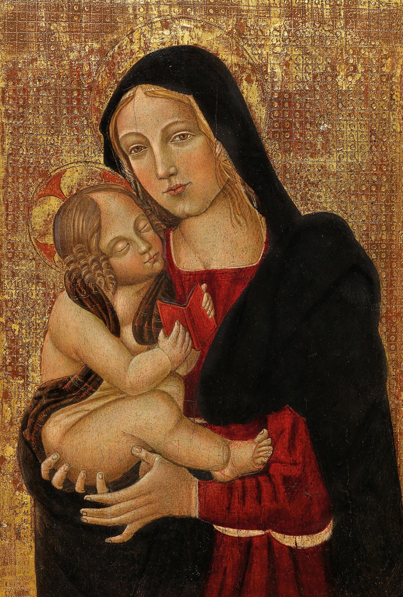 The Madonna teaching the Child to read — Follower of Filippo Lippi