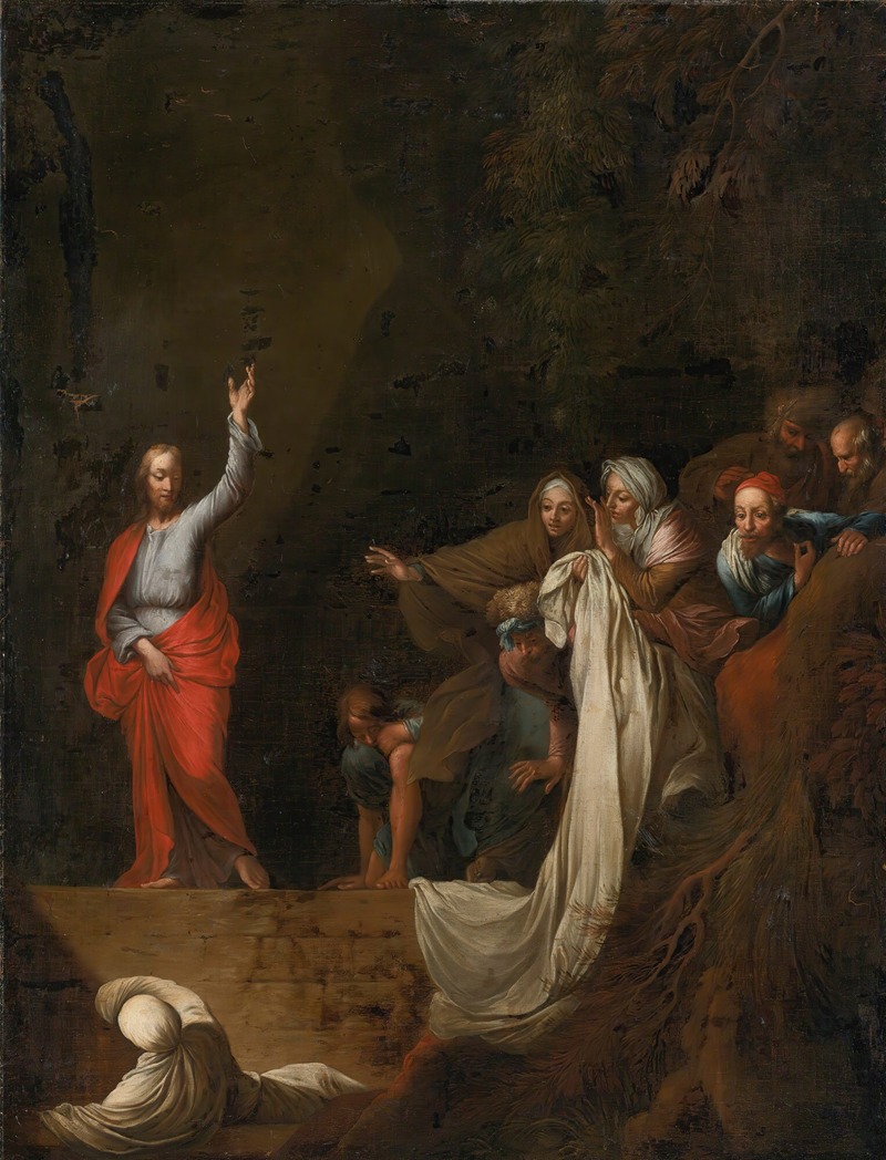 THE RAISING OF LAZARUS — Follower of Salvator Rosa