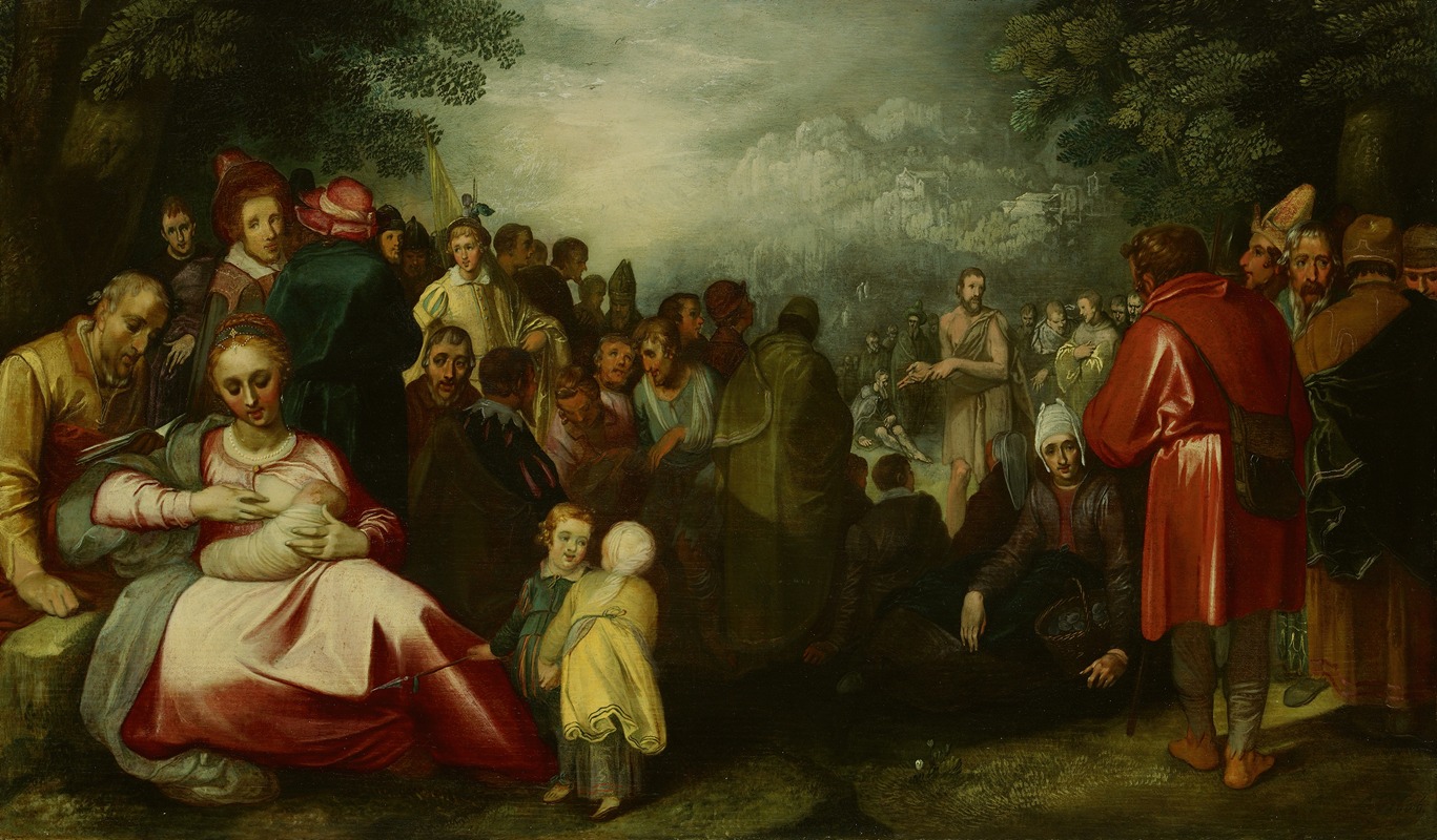 The Preaching of John the Baptist — Gerrit Pietersz