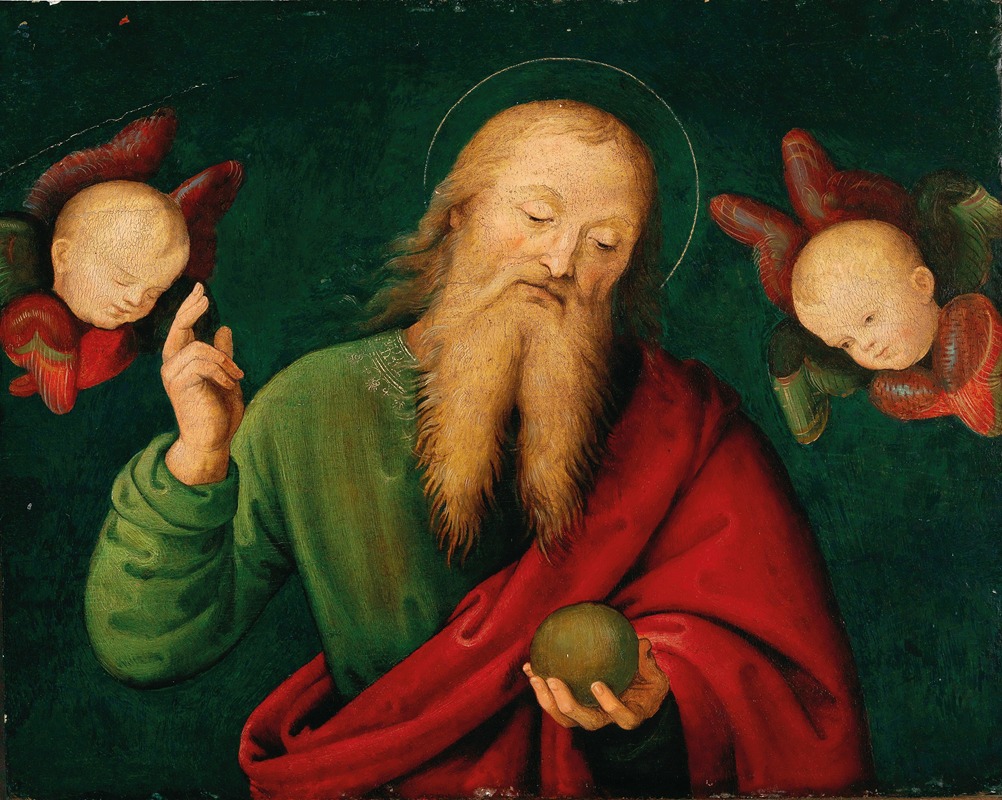 God the Father with angels — Giannicola di Paolo