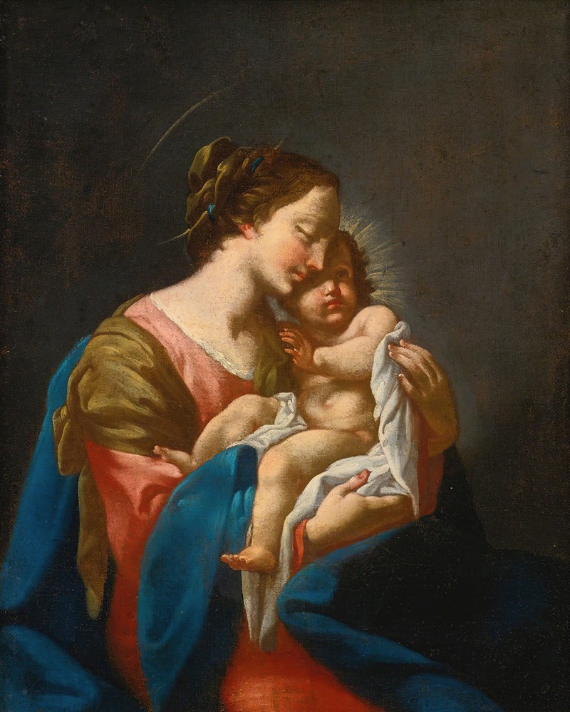 MADONNA AND CHILD by Итальянская школа — digital art print download