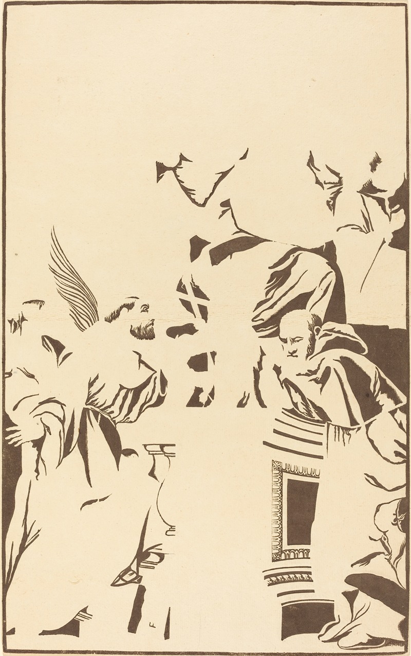 Holy Family and Four Saints — John Baptist Jackson