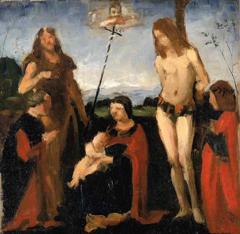 Sacra Conversazione by Кеньон Кокс, 1878-1882 — digital art print download