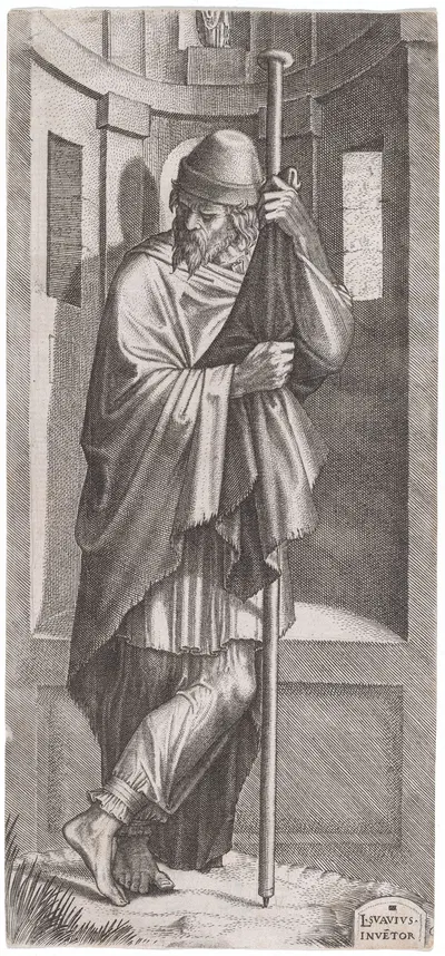 Saint James Major by Lambert Suavius, 1545 — digital art print download