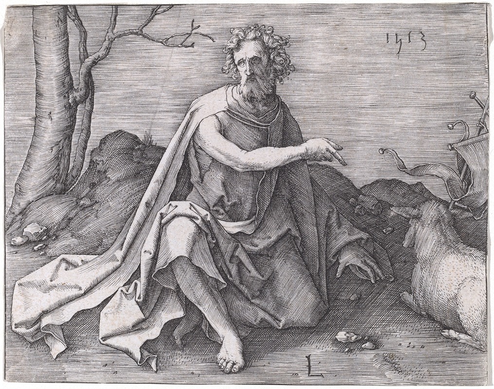 Saint John the Baptist in the Desert — Lucas Van Leyden