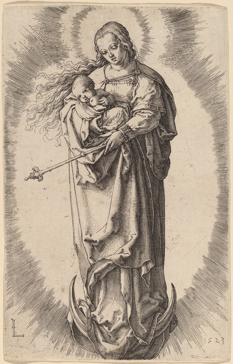 The Virgin and Child on the Crescent — Lucas Van Leyden
