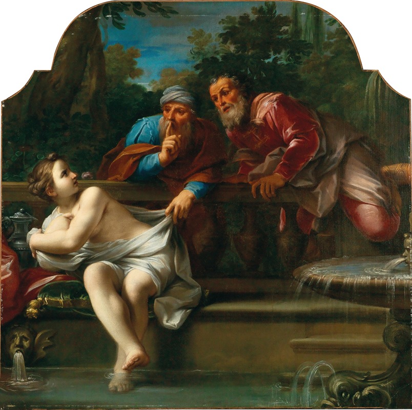 Susanna and the Elders by Marcantonio Franceschini — digital art print download