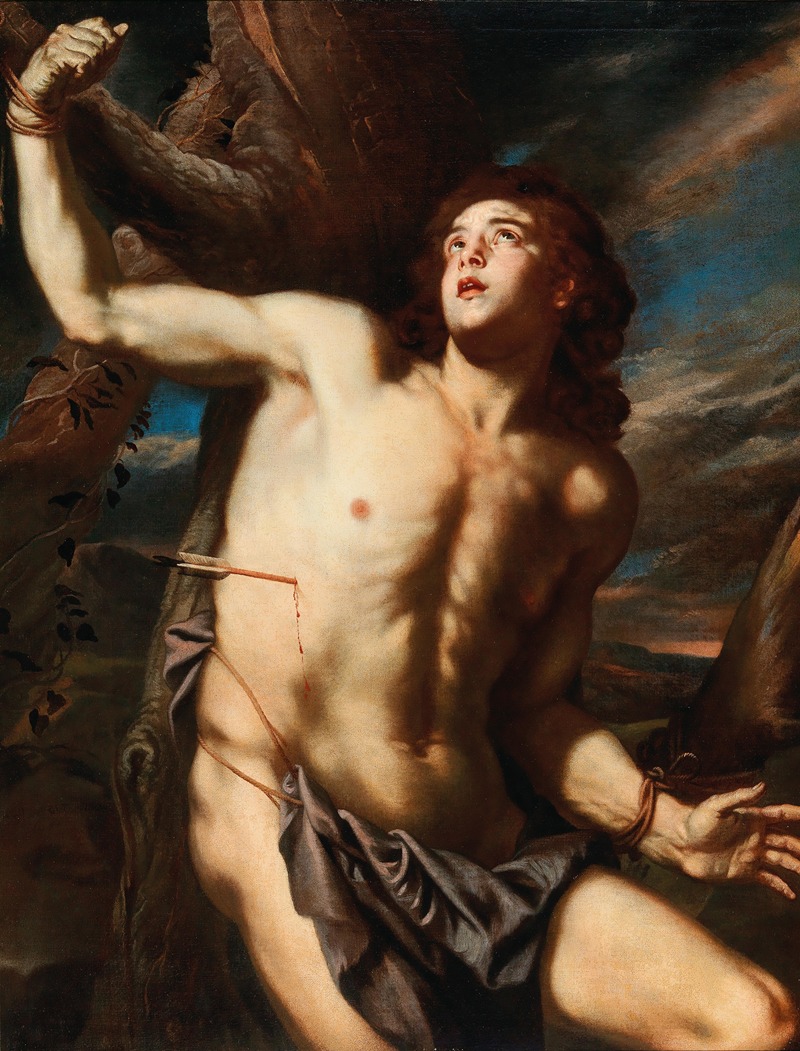 Saint Sebastian by Niccolò de Simone, 1651 — digital art print download