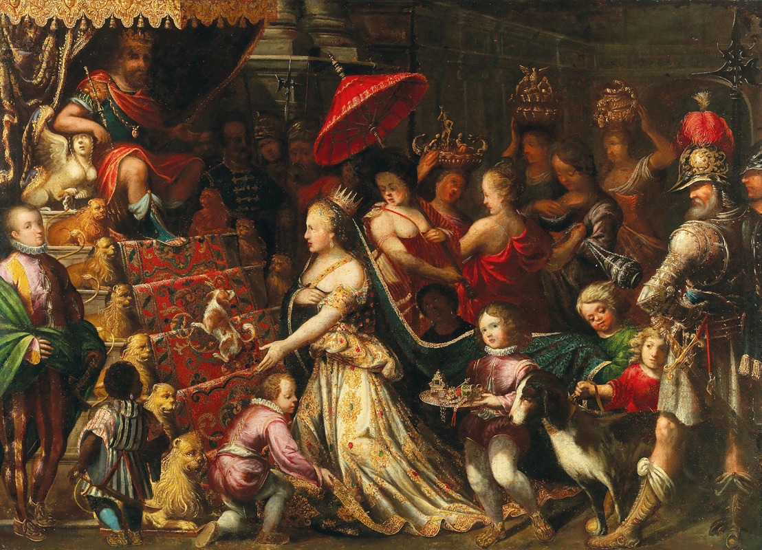 The Queen of Sheba before Solomon — Stephan Kessler