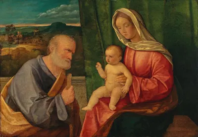 The Holy Family by Workshop of Giovanni Bellini — digital art print download