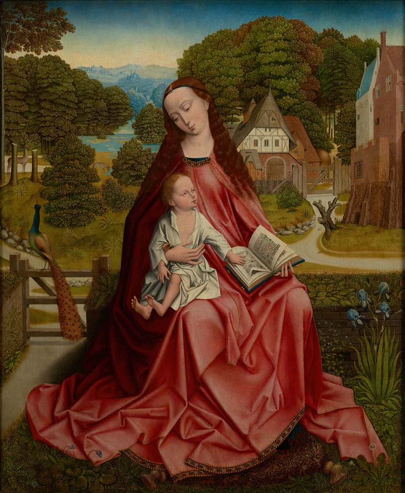 Virgin and Child in a Landscape — Aert van den Bossche