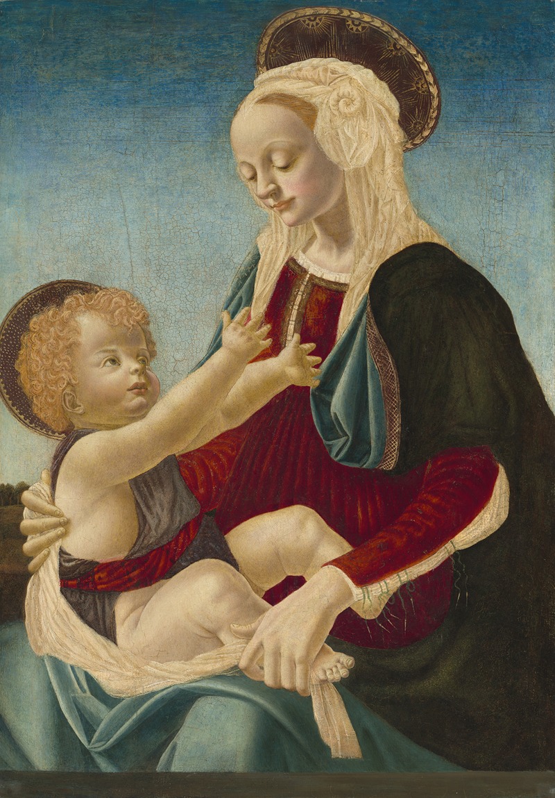Madonna and Child by After Andrea del Verrocchio — digital art print download