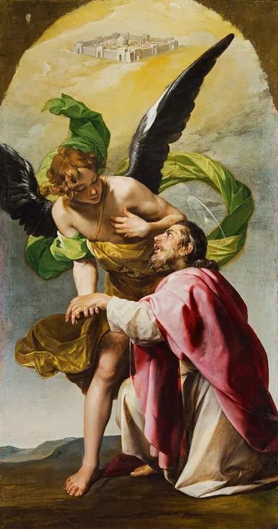 Saint John the Evangelist's Vision of Jerusalem by Alonso Cano, 1635 - 1638 — digital art print download