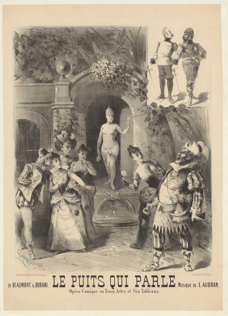 Le Puits qui parle by Louis Lemaresquier, 1888 — digital art print download