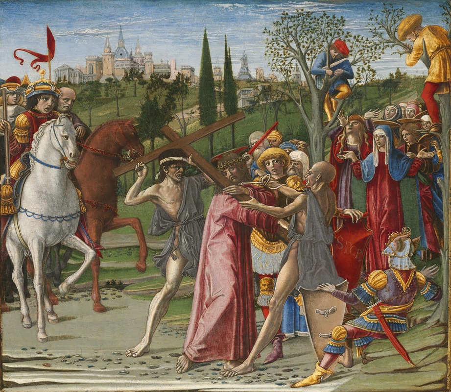 Christ Carrying the Cross by Benvenuto di Giovanni — digital art print download