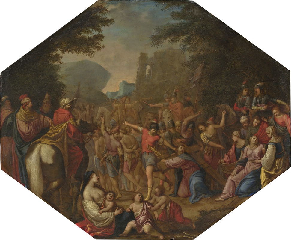 Road to Calvary by Круг Клода Дерюэ, 1615-1620 — digital art print download
